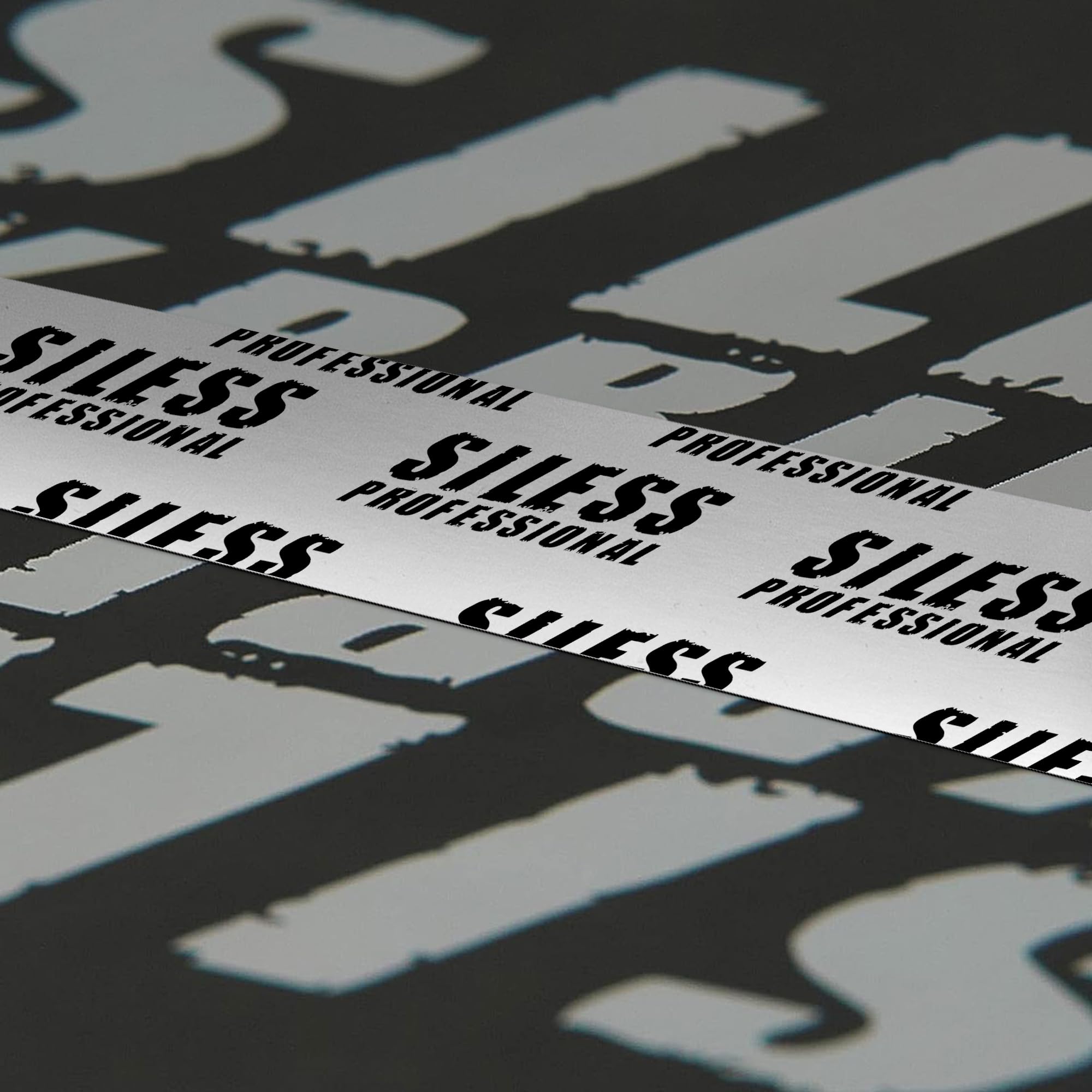 Siless foil-layer finishing tape suitable for interior vehicle work and joints.