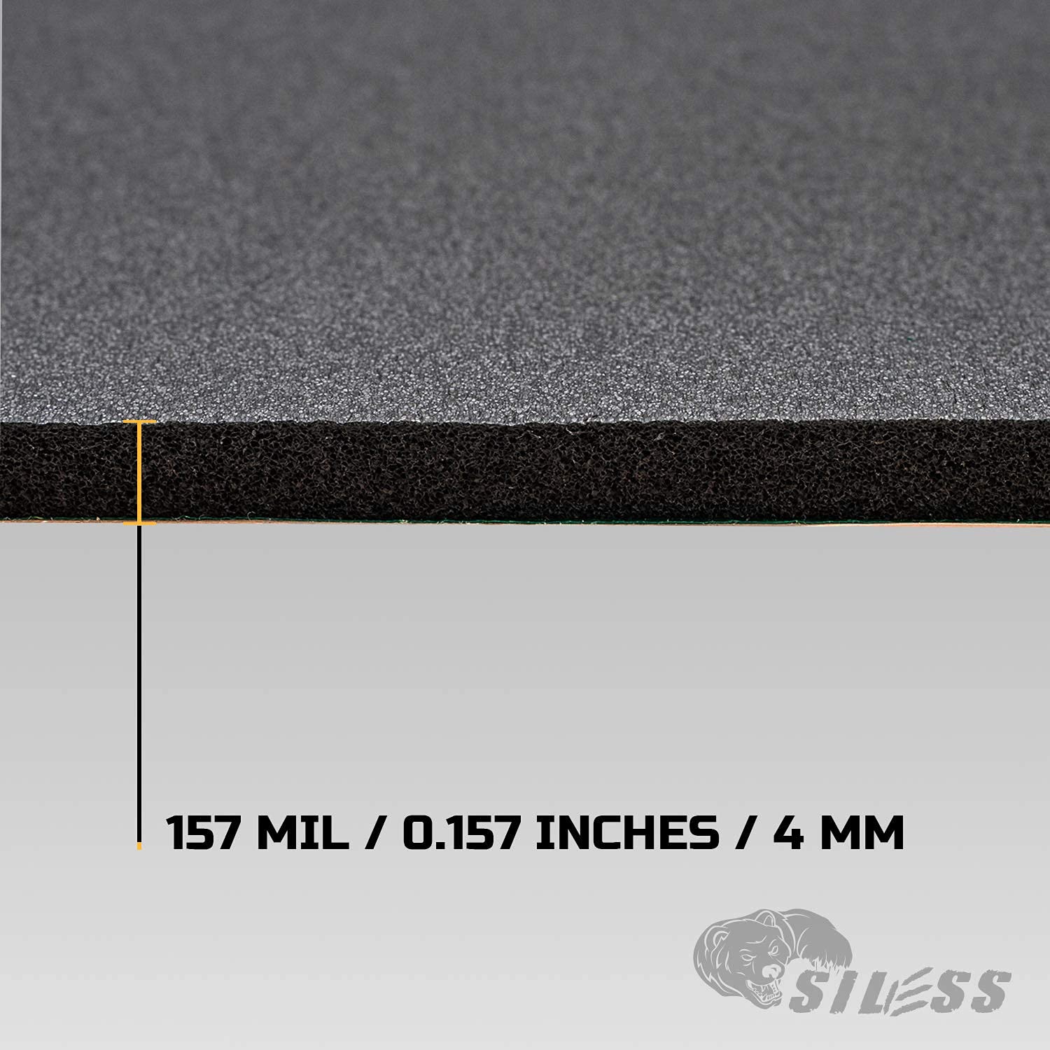 Siless Liner157 4mm showing quick installation on a surface.