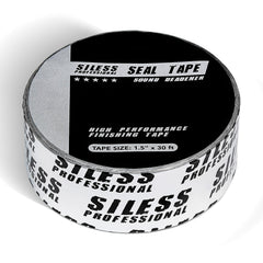 Siless finishing tape seals joints for car sound deadening, promoting moisture protection at seams.