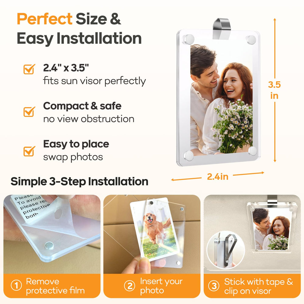 SiLiANK wallet-size photo frame fits Polaroid Go and Instax Mini