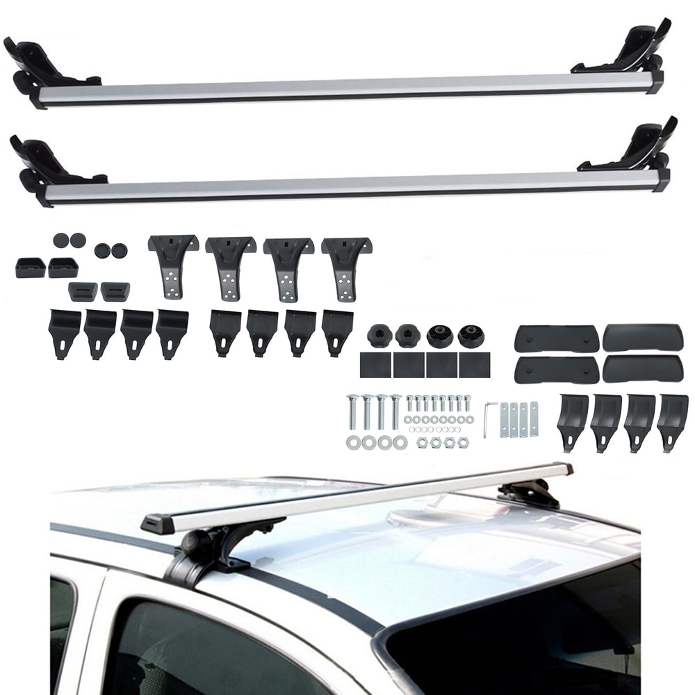 Silscvtt 48inch universal car top cross bar ready for extra cargo capacity.