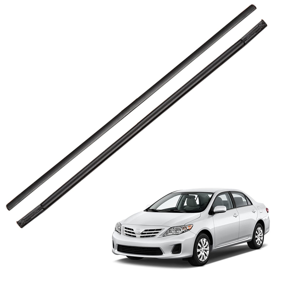Silscvtt left roof trim molding for Corolla 2009-2013 seals moisture.