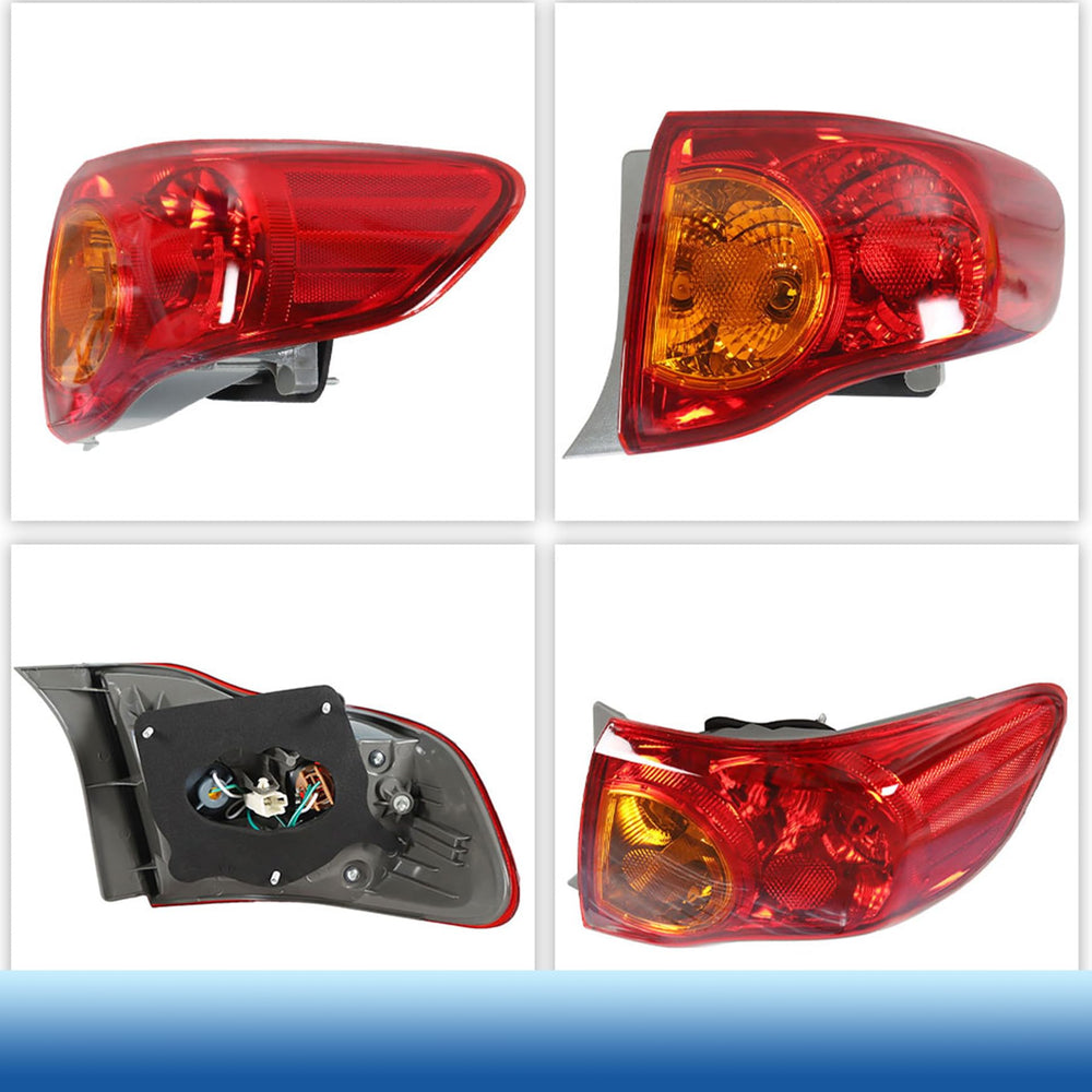 Silscvtt water-resistant tail light assembly for Corolla 2009-2010 supports durable sealing.
