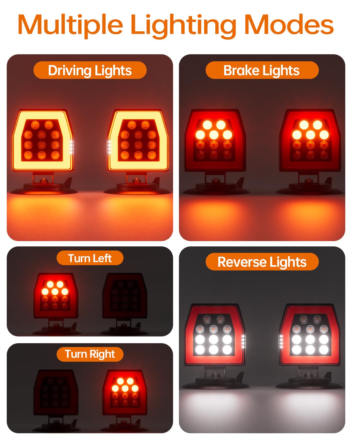 SIMAZO universal compatibility makes these lights work with trucks boats RVs and campers