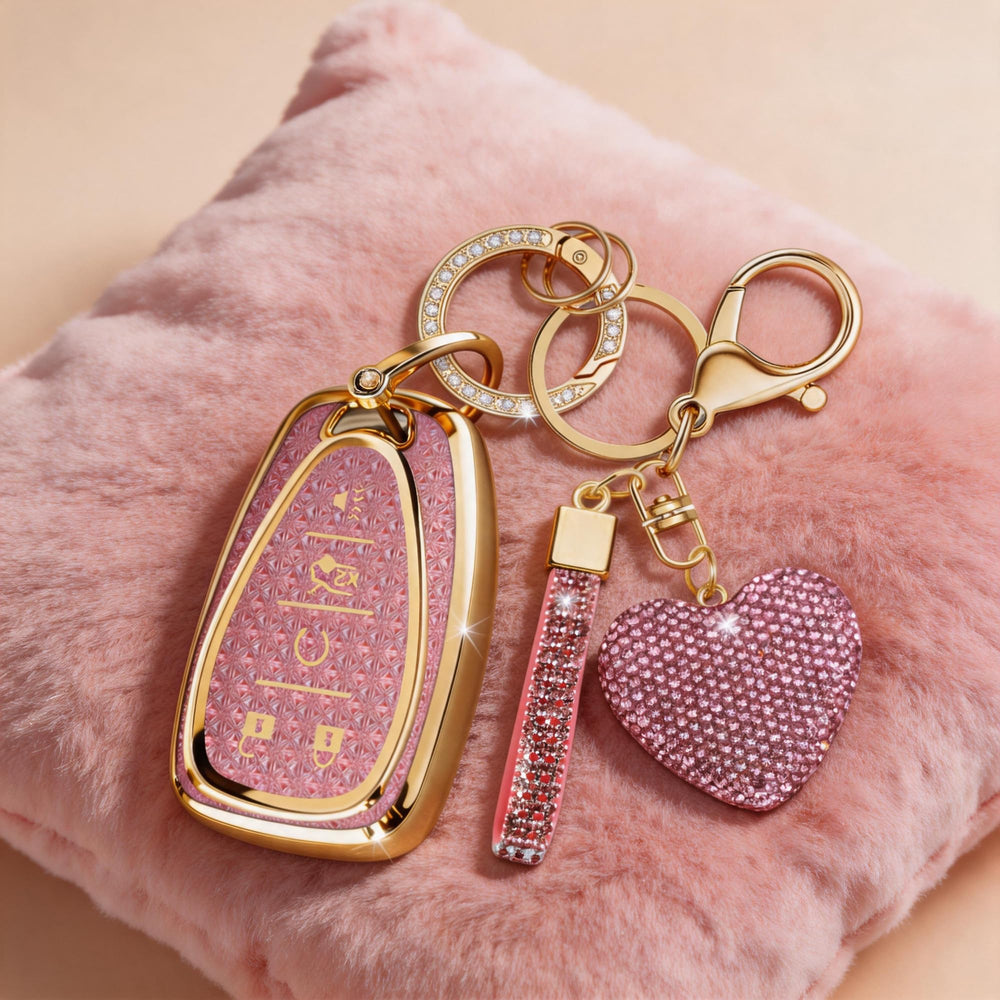 Simocky Chevy key fob cover ultra-soft TPU with slim profile.