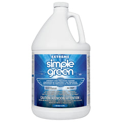 Simple Green Extreme Aircraft Cleaner bottle pour for quick, thorough degreasing on metal surfaces.