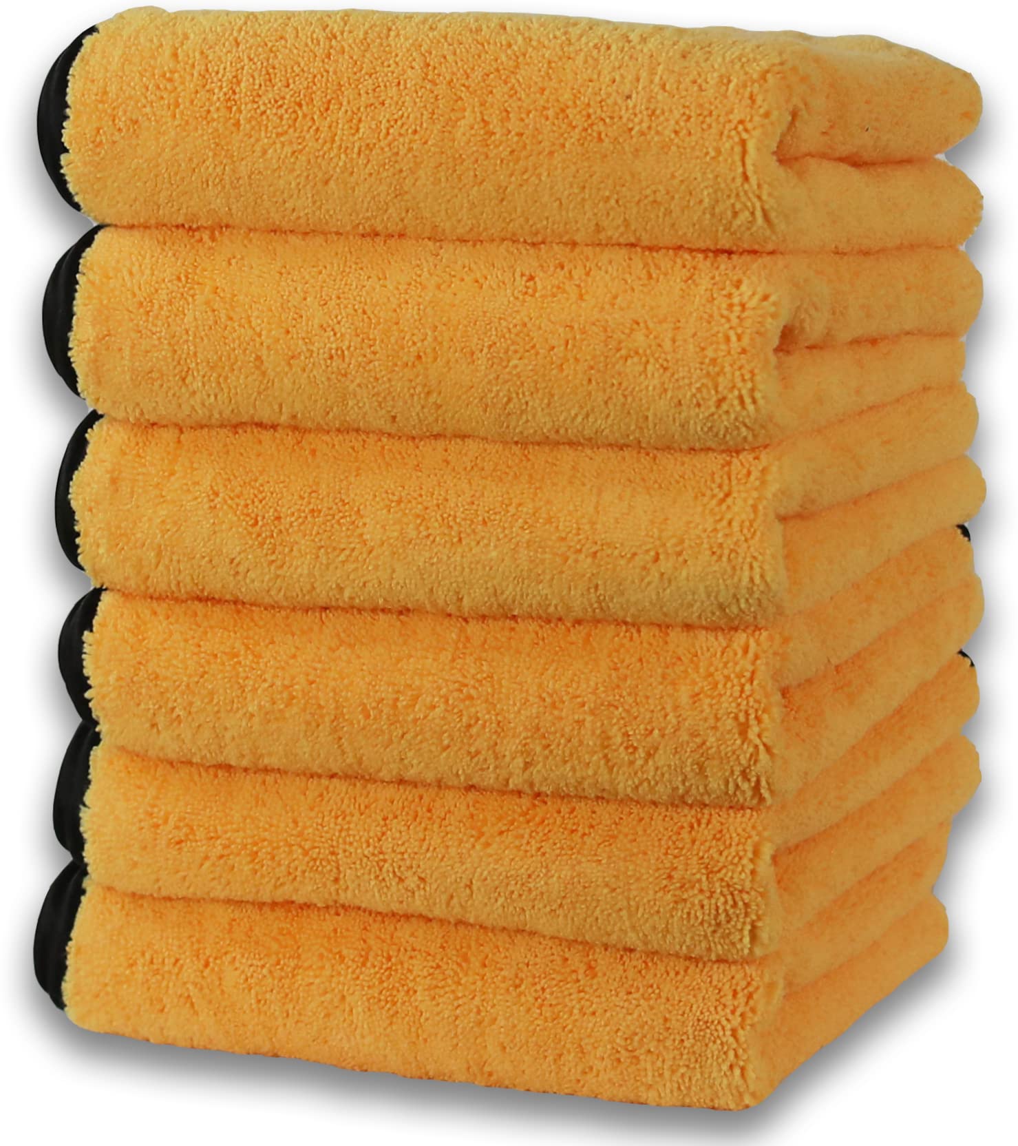 Simple Houseware microfiber towels plush side for absorbing water on car surfaces