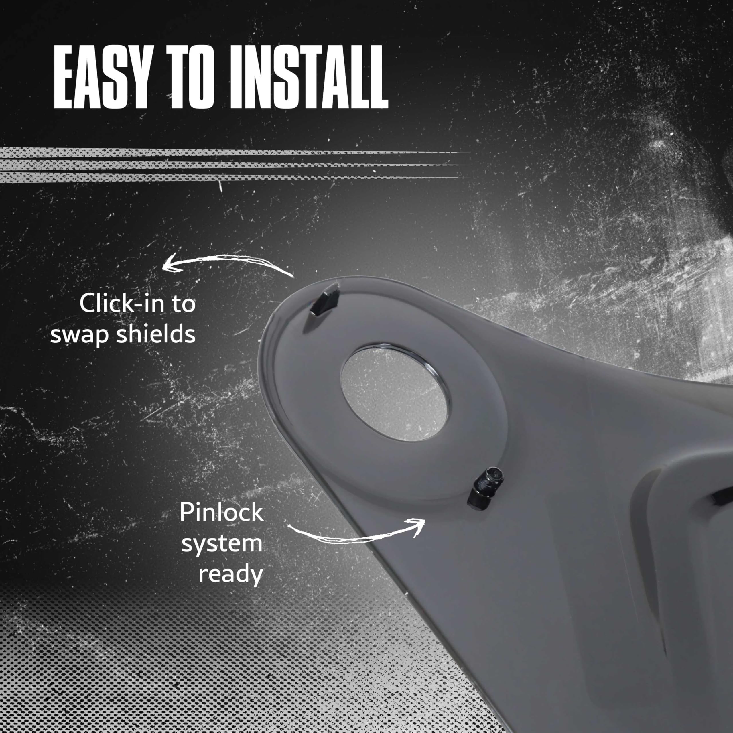 SIMPSON MBGSE Bandit Gold Ext side view showing rugged shell
