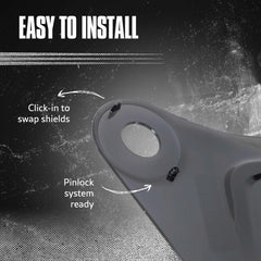SIMPSON MBGSE Bandit Gold Ext side view showing rugged shell