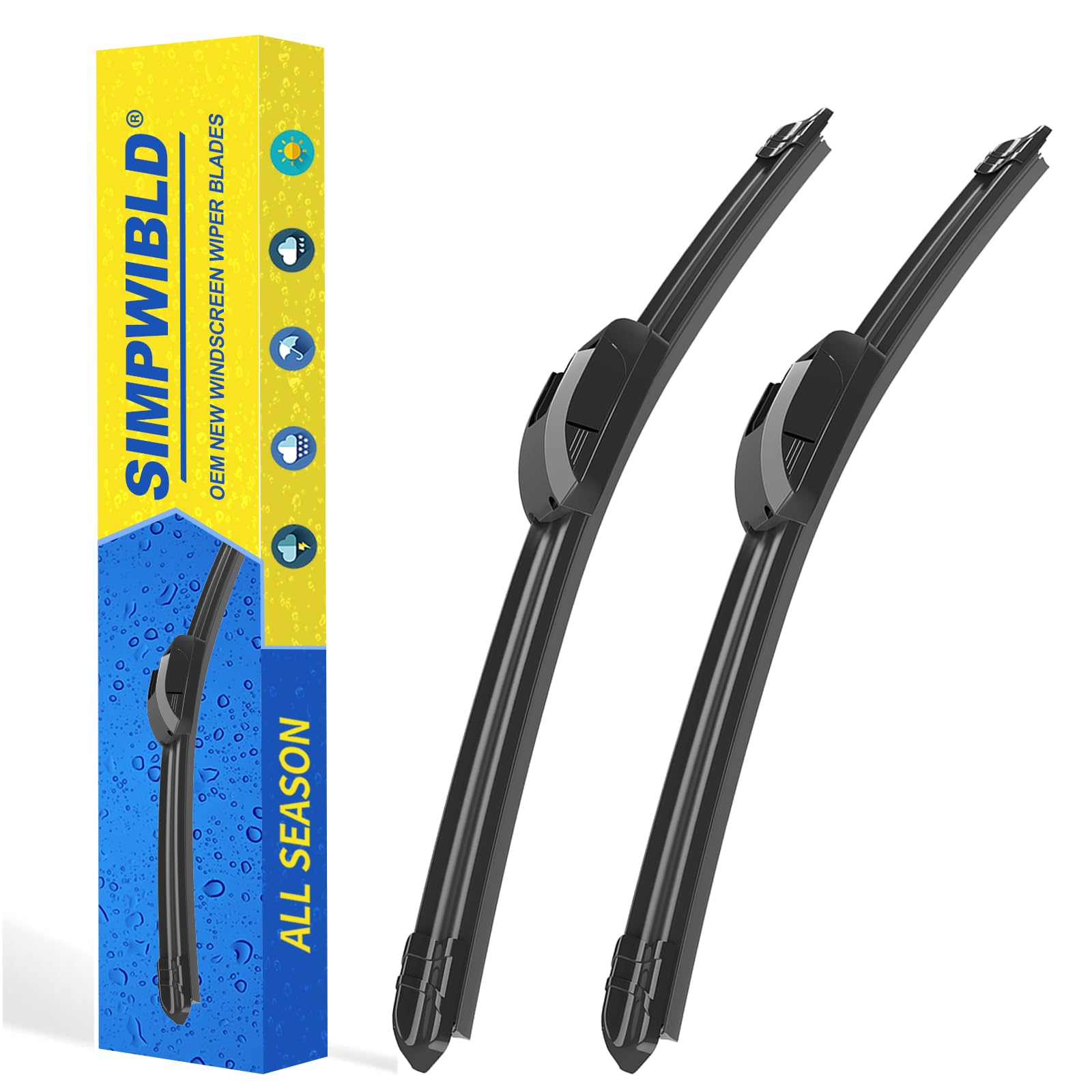 SIMPWIBLD Sentra 28-inch driver blade for clear visibility in all weather