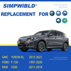 SIMPWIBLD Ford Expedition passenger-side 22in blade for streak-free wipe