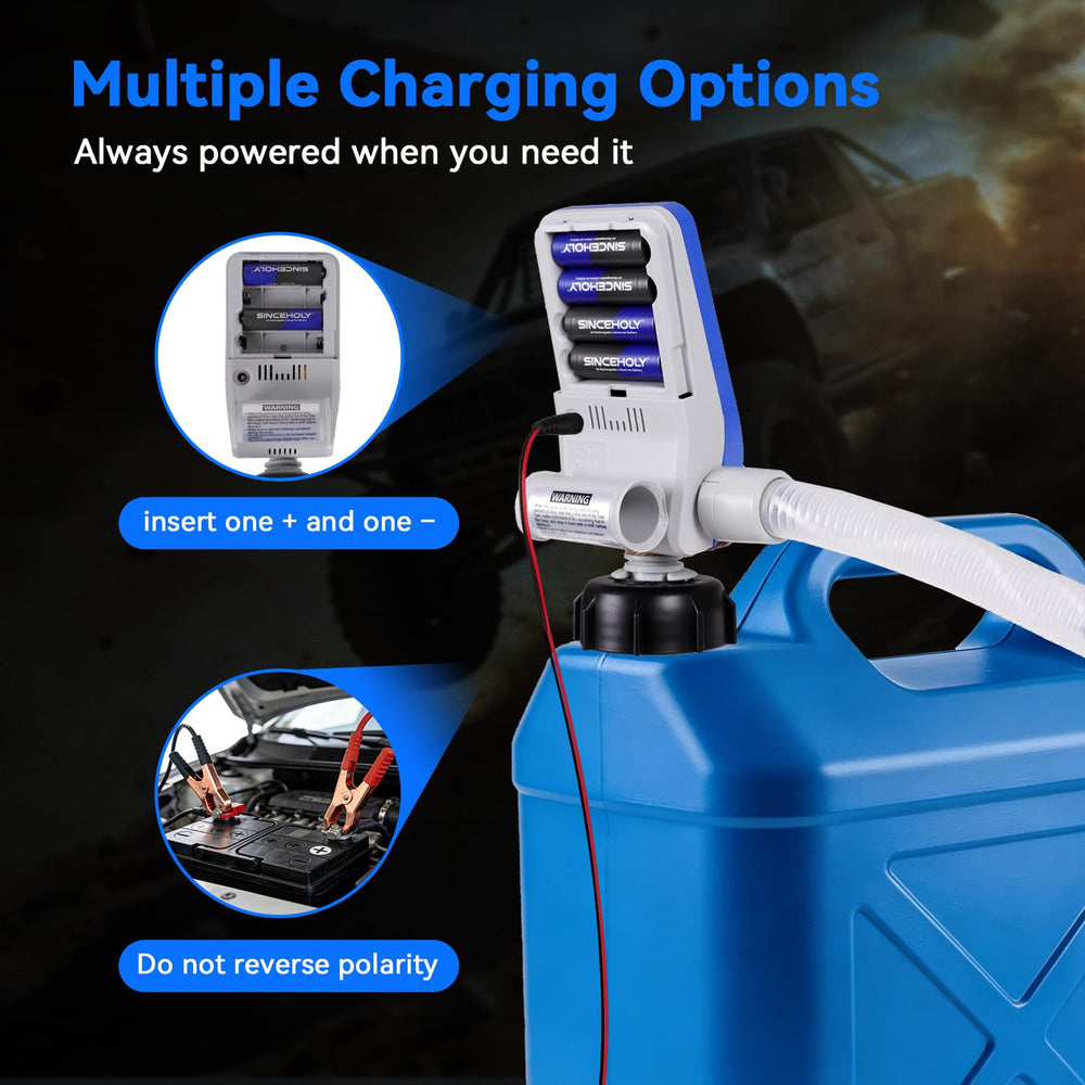 Sinceholy 23-inch intake and 51-inch outtake hoses reach challenging fueling spots.