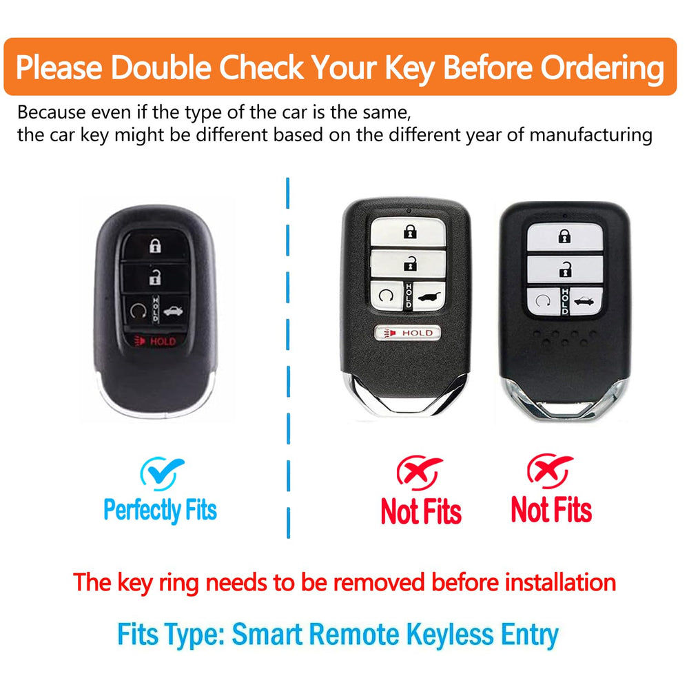 Sindeda Honda key fob red cover demonstrates full 360 degree protection.