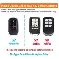 Sindeda Honda key fob red cover demonstrates full 360 degree protection.