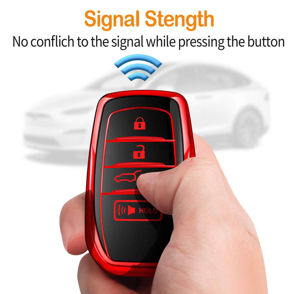 Sindeda key fob cover protects against scratches and dust during daily wear.