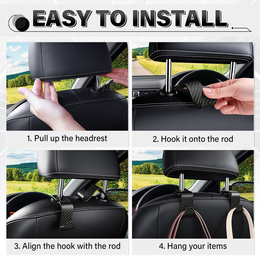 SINGARO packaging with four hooks displayed for easy installation