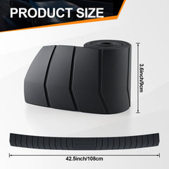 SINGARO universal bumper guard rubber with tool-free installation
