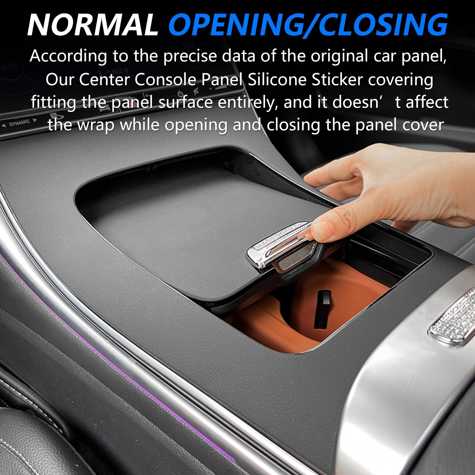 Singkin center console protects against scratches and fingerprints during daily use.