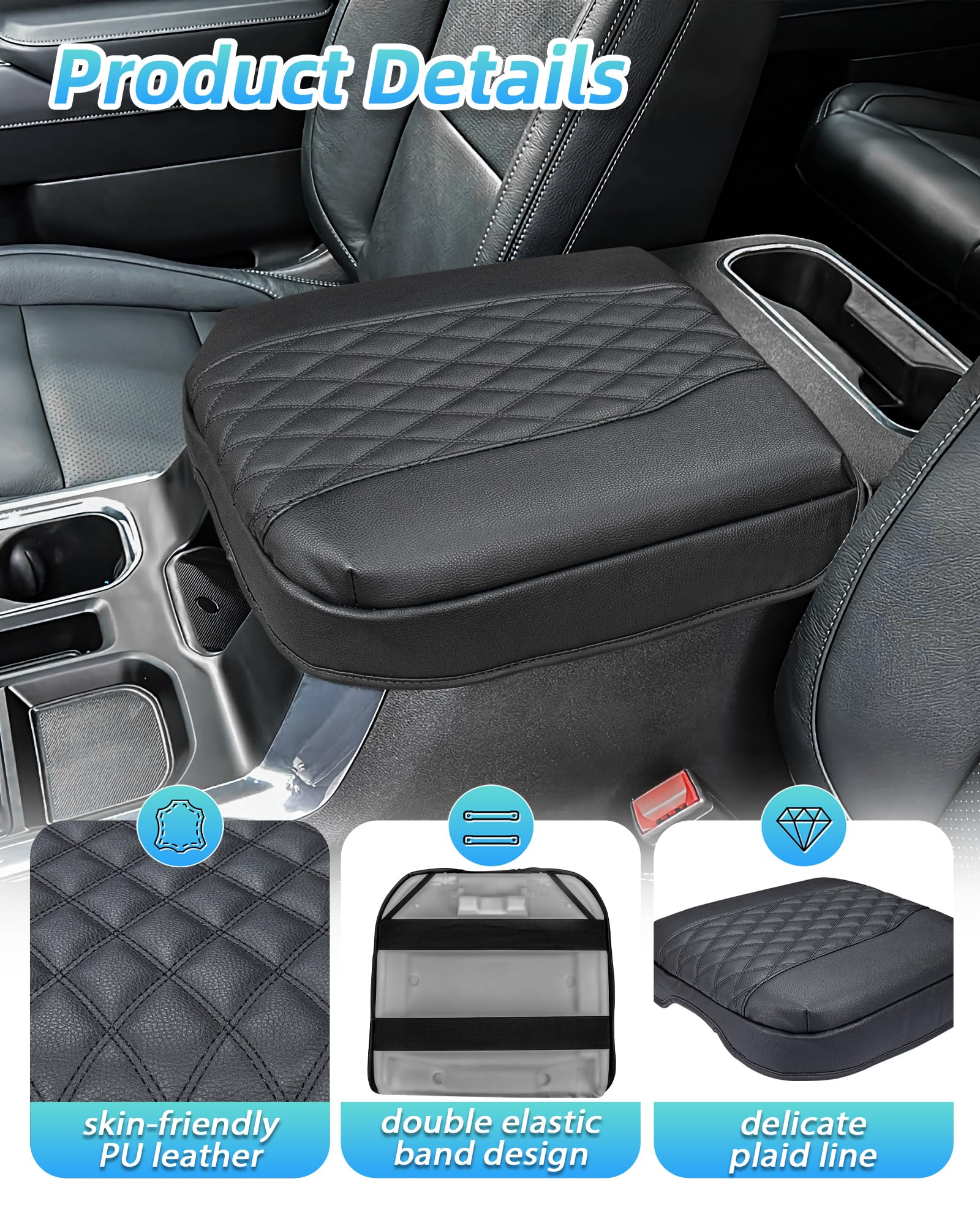 Sinminou center console protector pad delivers all-round console protection.