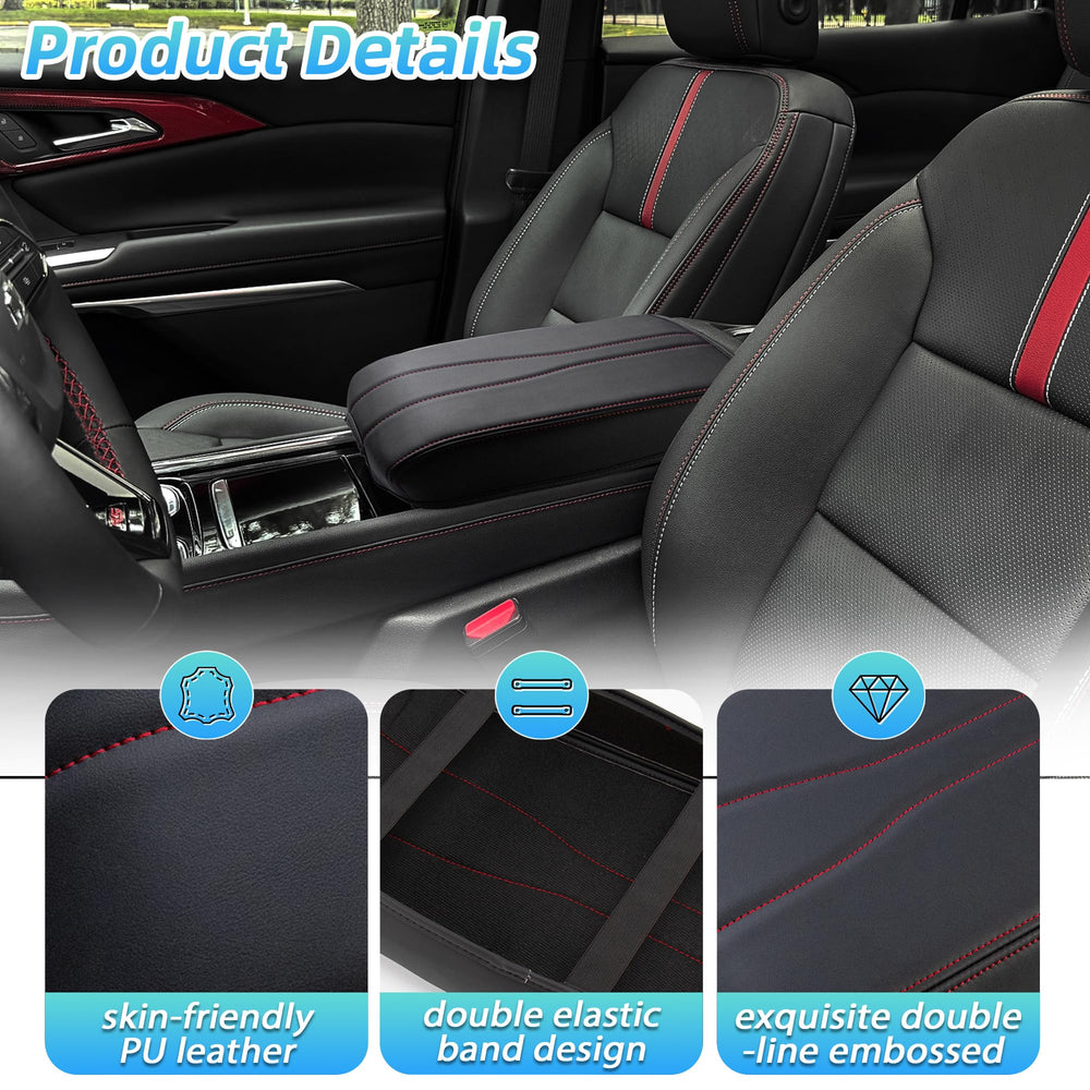 Sinminou console lid pad is easy to wipe clean after daily use.