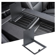 Sinminou center console hidden organizer lid installed for Tundra offers accessible yet concealed storage
