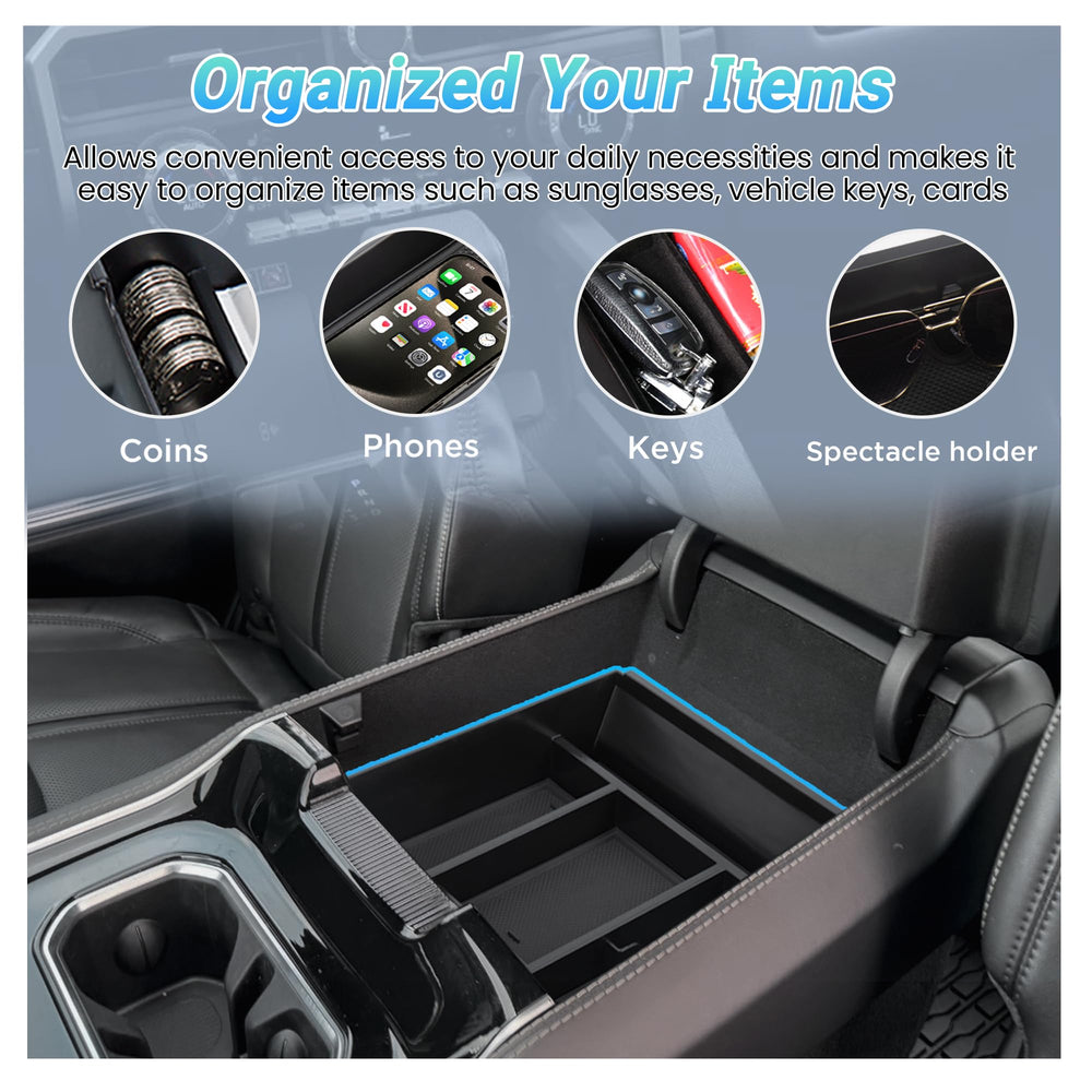 Sinminou center-console-organizer delivers durable, scratch-resistant performance for busy interiors.