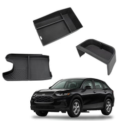 Sinminou center console organizer for HR-V 7-inch dashboard keeps essentials in reach.