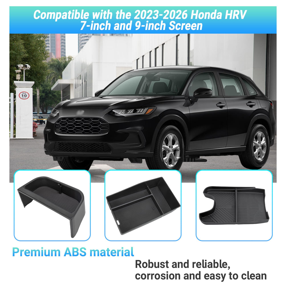 Sinminou HR-V armrest tray helps organize small items within easy reach.