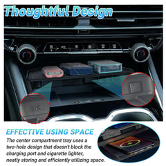 Sinminou matte ABS tray blends with interior for a seamless look.