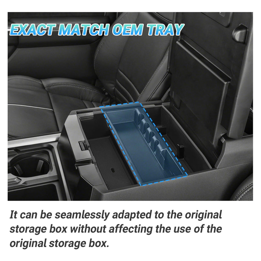 Sinminou center console organizer features segmented layout for easy item separation.