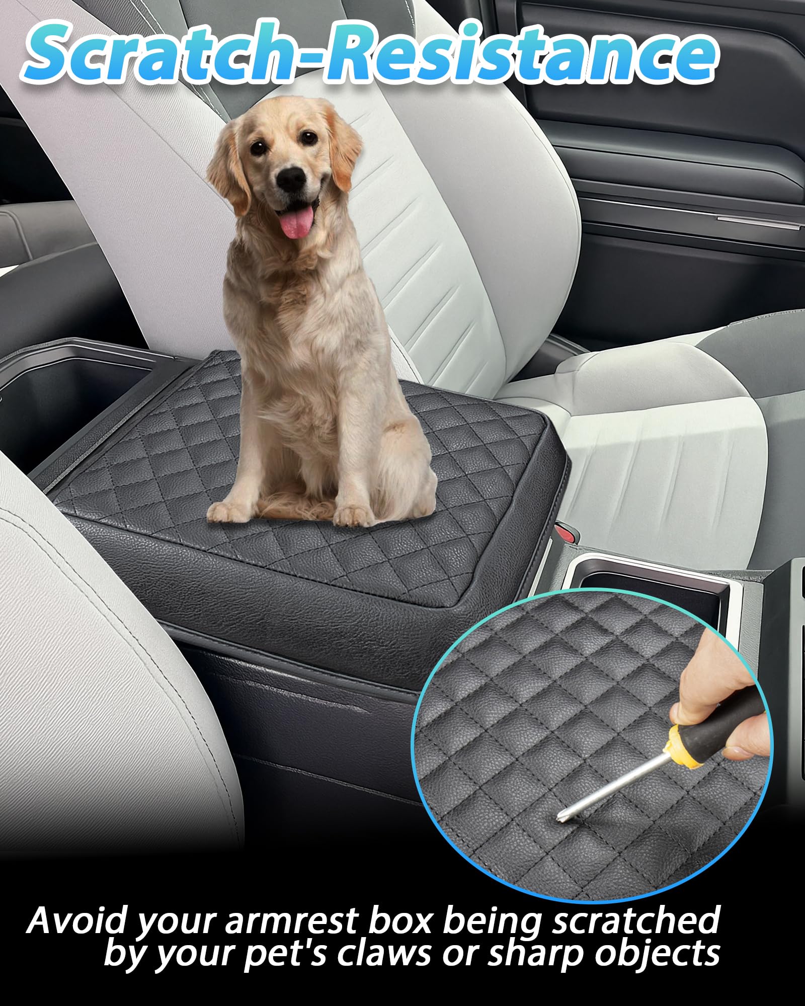 Sinminou console protector guards against scratches from keys and daily use