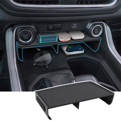 Sinminou Grand Highlander center console organizer front view shows organized storage.