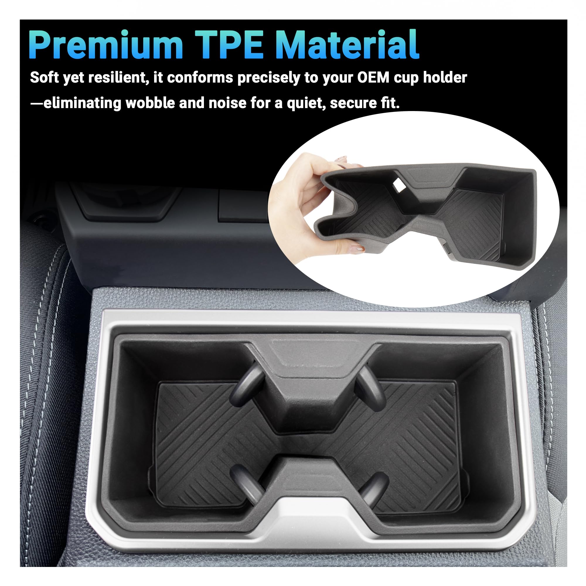 Sinminou soft TPE material dampens vibrations for quieter rides.