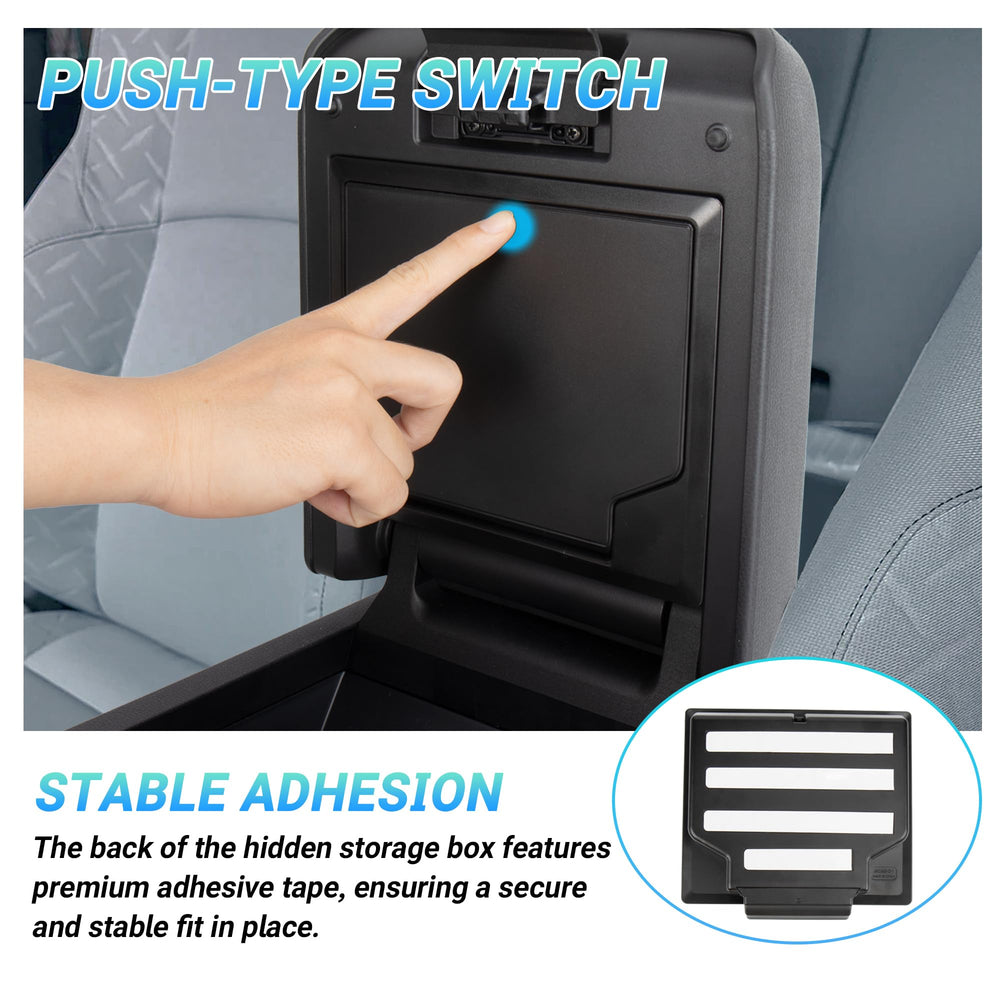 Sinminou textured cup holder grips prevent movement during turns.