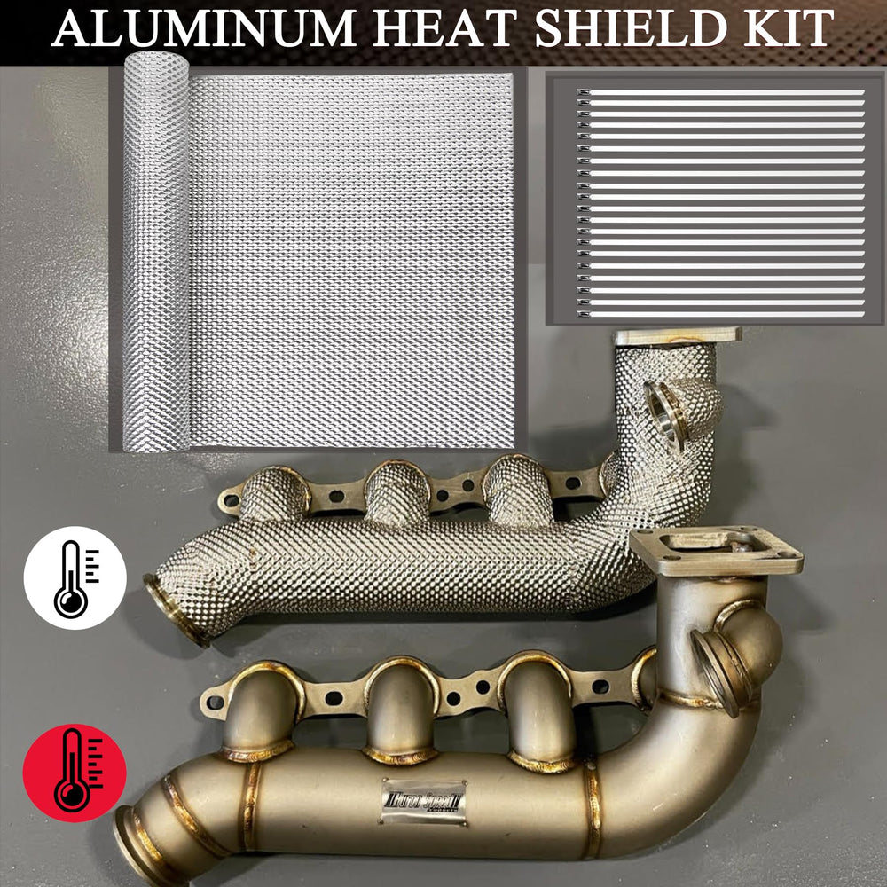 SINNSIDELIN cut-and-fit shield for custom exhaust projects.