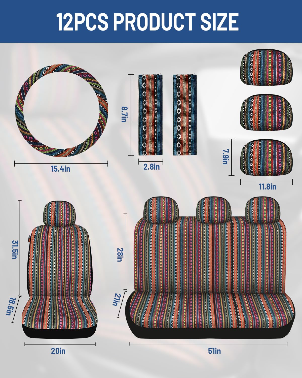 Sino Salected Baja saddle blanket easy installation fits many vehicles