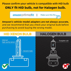 25W low-power bulbs offer OEM-like brightness with reduced electrical load.