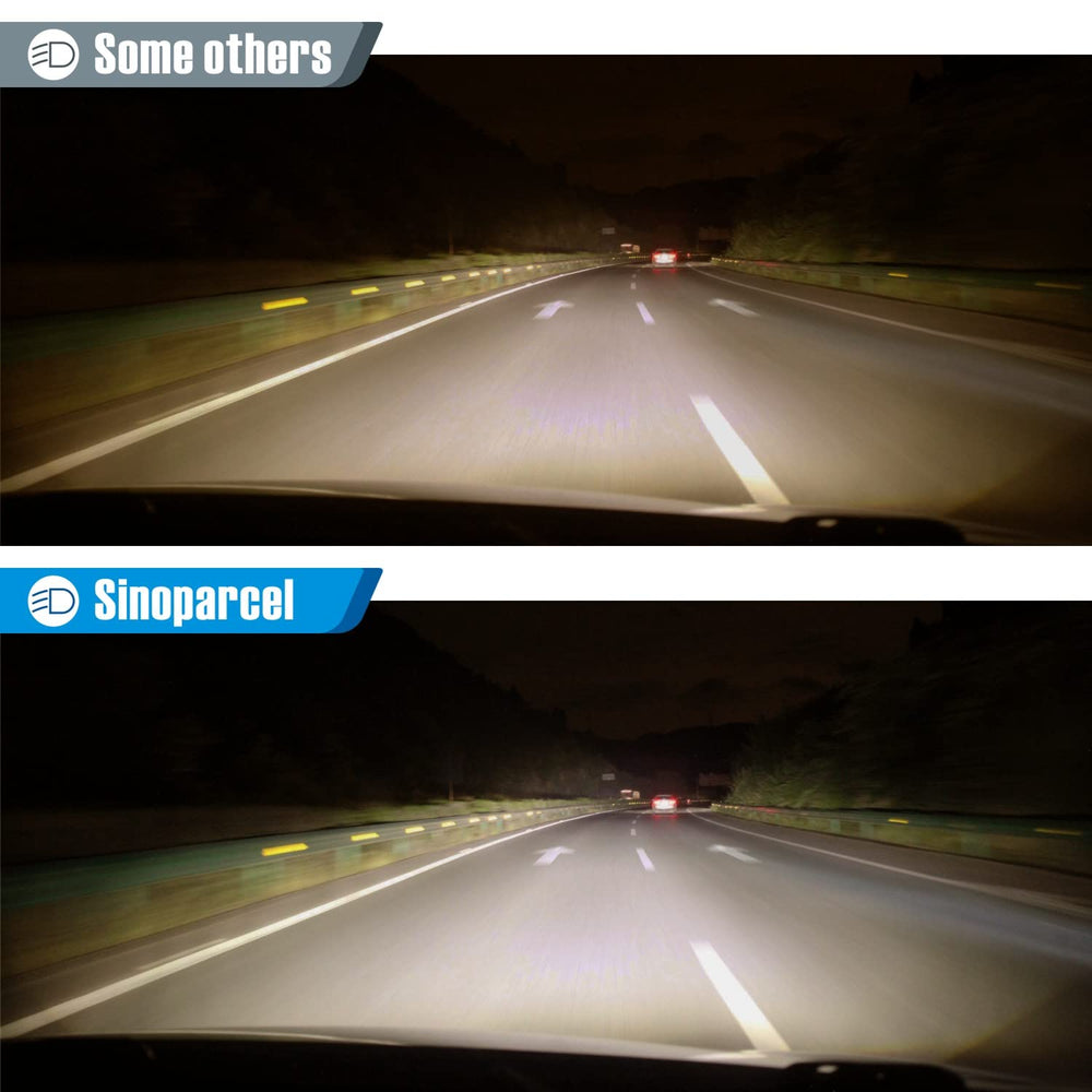 Sinoparcel H4/9003 delivers up to 1100LM brightness per bulb