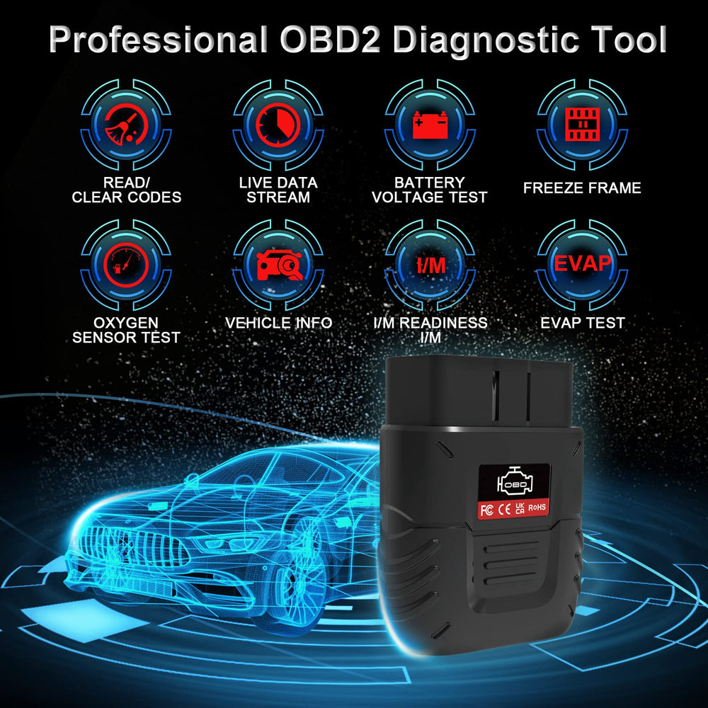 SinoTrack OBD2 Scanner live data screen displays real-time engine readings.