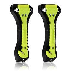 SINSEN car safety hammer 2in1 in action for quick vehicle escape