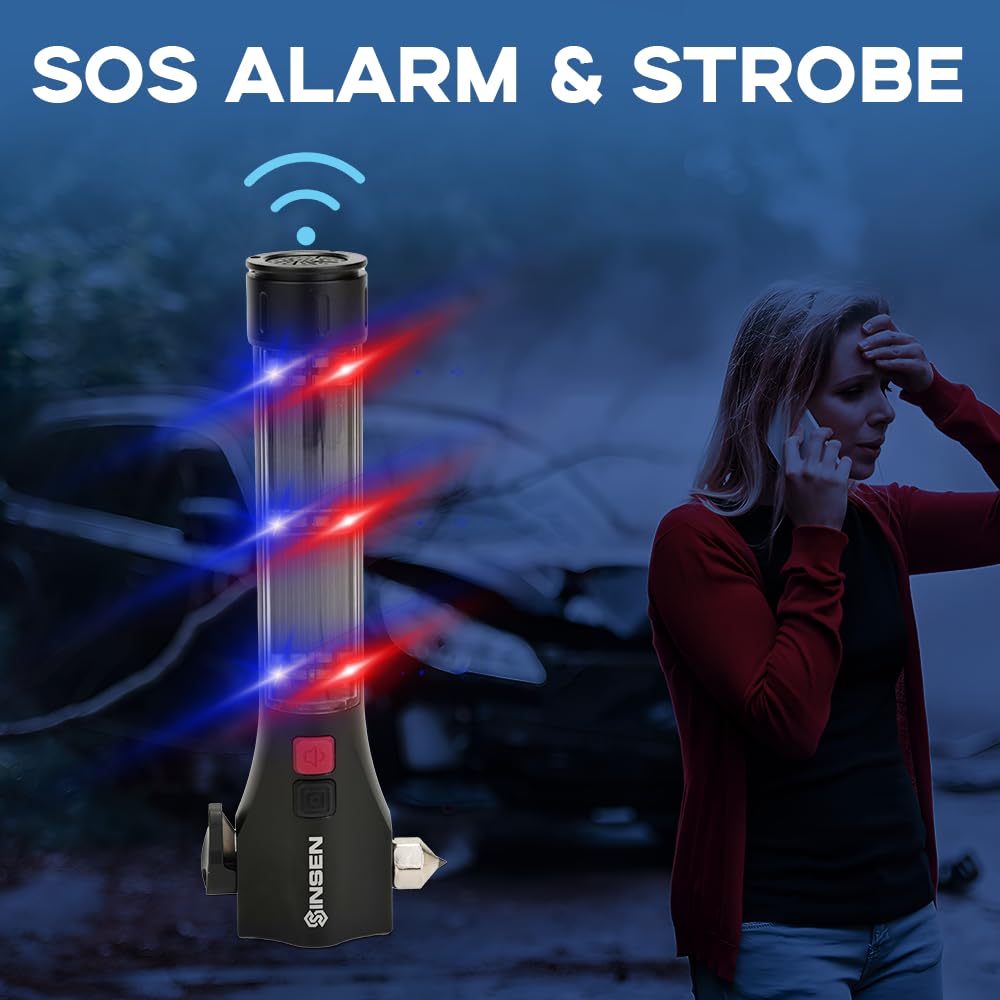 SINSEN side LED lights with strobe for signaling and safety.