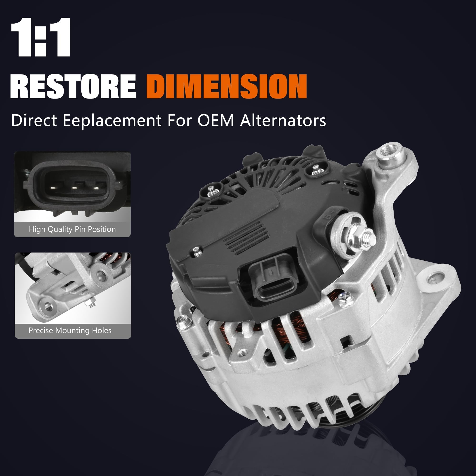 SINTLY alternator for Infiniti QX56 — V8 5.6L configuration suggests steady power delivery