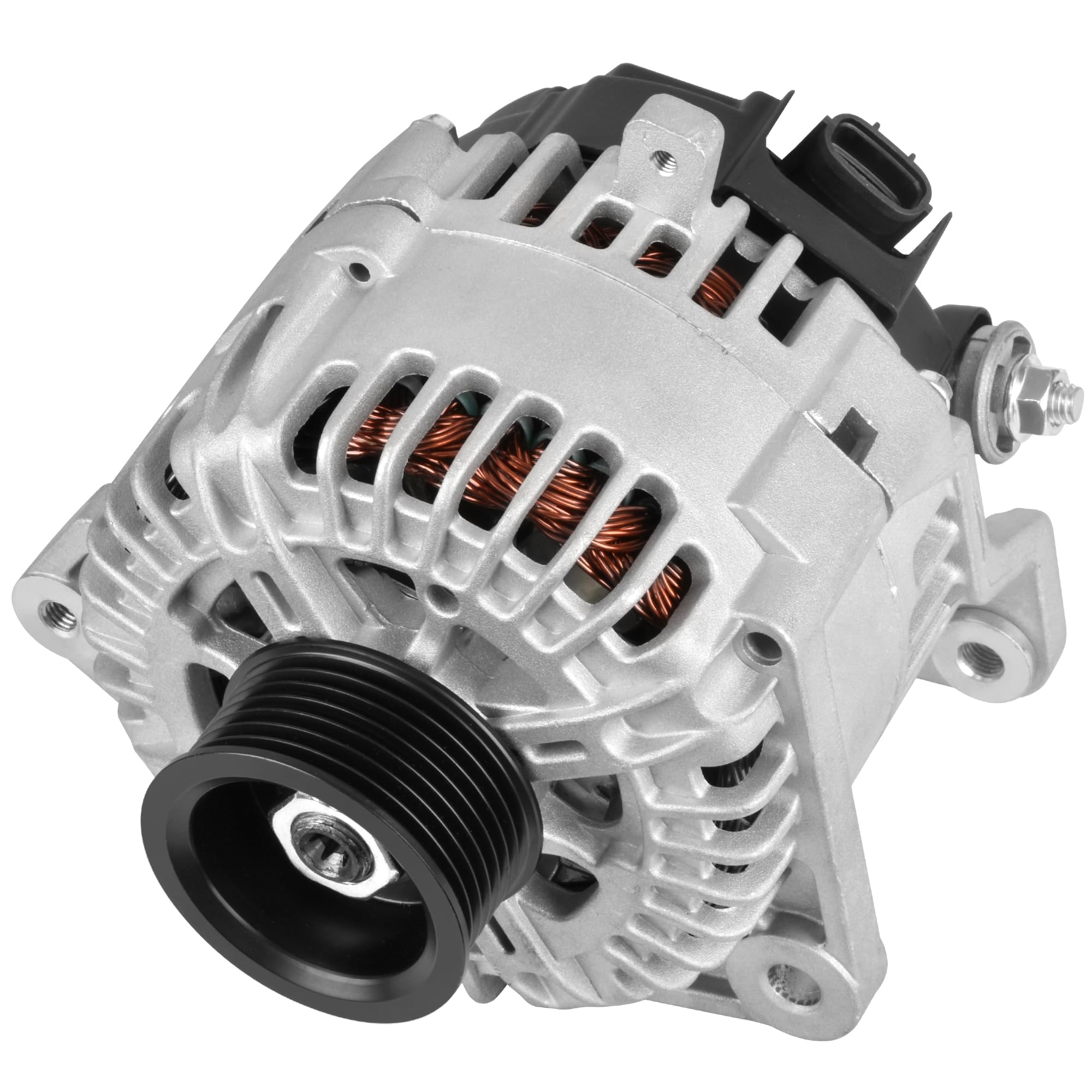 SINTLY alternator for Nissan Armada — front view shows durable build for reliable charging