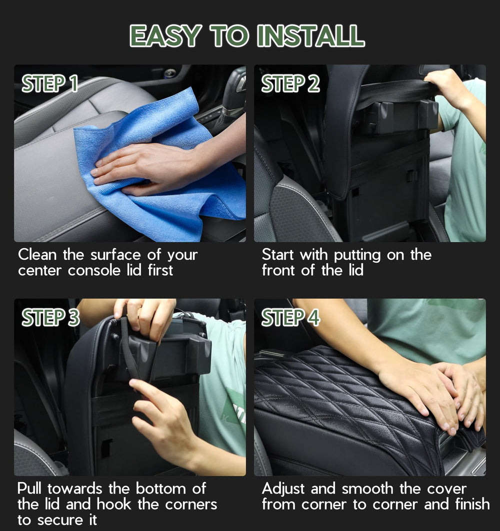 Sinvanho center console cover bucket-seat fit verified for compatibility