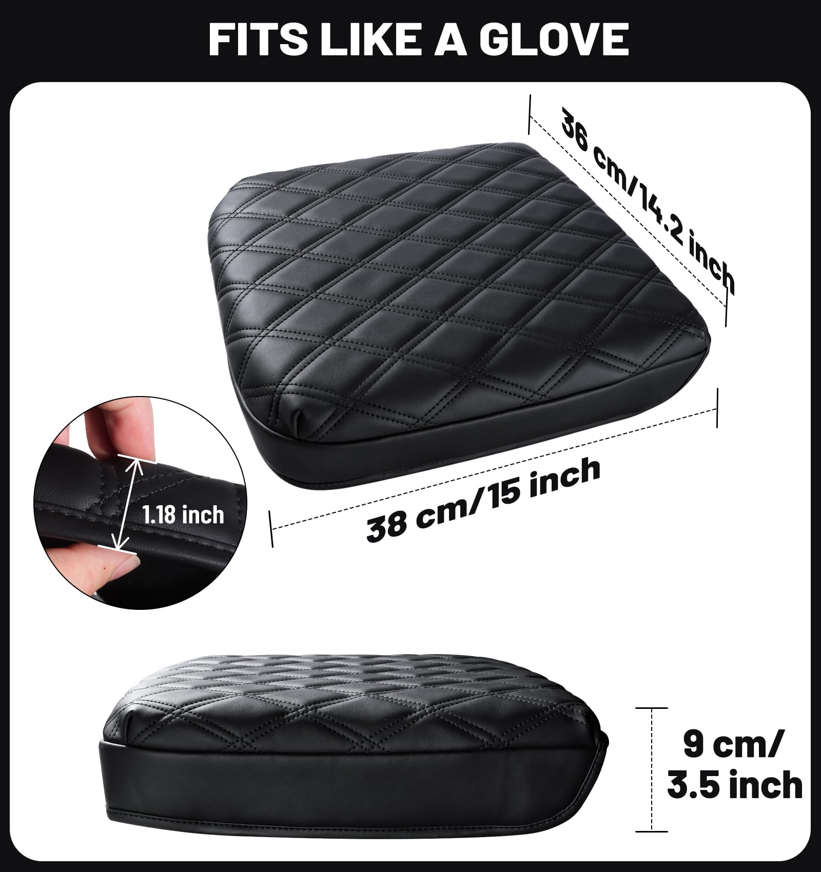 Sinvanho easy-install cover slides on quickly with a secure fit.