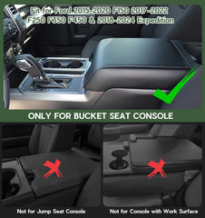 Sinvanho Ford F-Series center console cover full-coverage protection