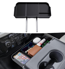 Sinvanho front center seat headrest organizer for Ford F-Series improves rear storage.