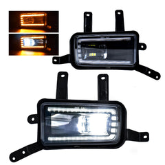 SINYATO INDUST LED fog light with DRL and dynamic signals for Chevy Tahoe, enhances signaling