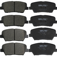 SIPAUTEC ceramic brake pads front and rear set with lubricant included.