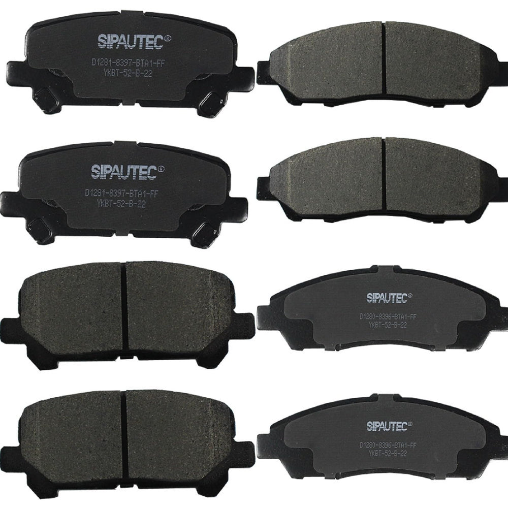 SIPAUTEC front and rear ceramic brake pads for Honda Pilot provide low dust and smooth braking.